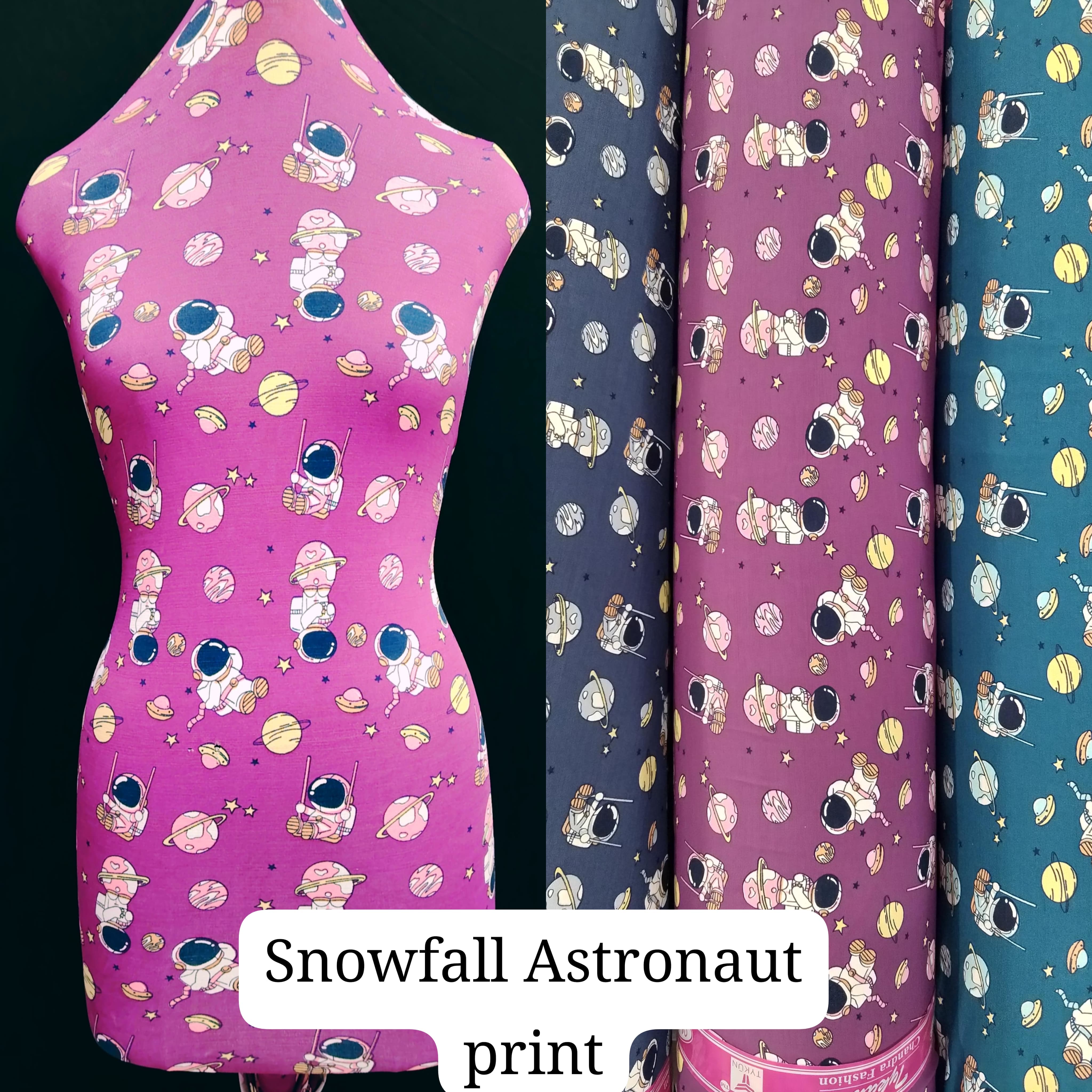 SNOWFALL PRINT FABRIC